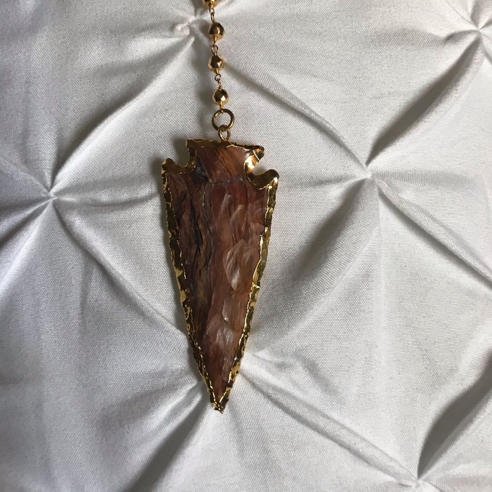 Jasper Arrowhead Necklace Men’s